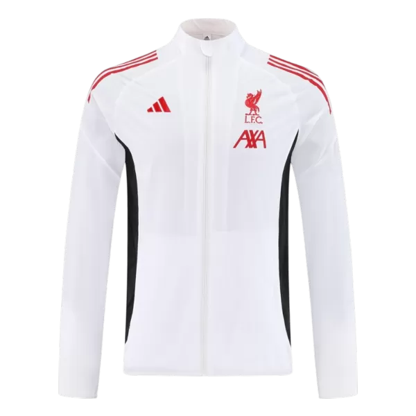 Liverpool Windbreaker Jacket White 2025/26 - thejerseys