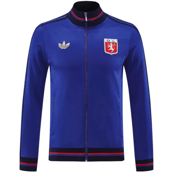 Olympique Lyonnais Training Jacket Blue 2025/26 - thejerseys