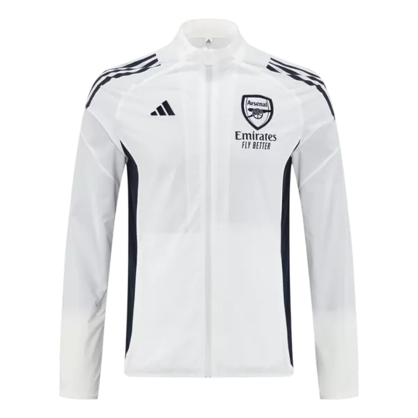 Arsenal Windbreaker Jacket White 2025/26 - thejerseys