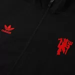 Manchester United Windbreaker Jacket Black 2025/26 - thejerseys
