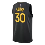 Men's Golden State Warriors Curry #30 Black Swingman Jersey - Statement Edition - thejerseys