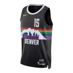 Men's Denver Nuggets Jokić #15 Black Swingman Jersey 2025/26 - City Edition - thejerseys