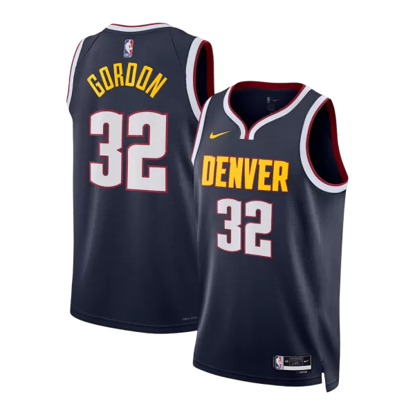 Men's Denver Nuggets Navy Swingman Jersey - Icon Edition - thejerseys