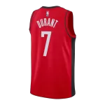Men's Houston Rockets Durant #7 Red Swingman Jersey - Icon Edition - thejerseys