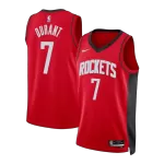 Men's Houston Rockets Durant #7 Red Swingman Jersey - Icon Edition - thejerseys