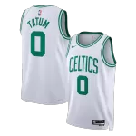 Men's Boston Celtics Tatum #0 White Swingman Jersey - Association Edition - thejerseys