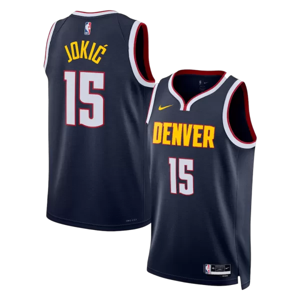 Men's Denver Nuggets Jokić #15 Navy Swingman Jersey - Icon Edition - thejerseys