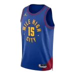 Men's Denver Nuggets Jokić #15 Blue Swingman Jersey - Statement Edition - thejerseys