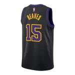 Men's Los Angeles Lakers Reaves #15 Black Swingman Jersey 2025/26 - City Edition - thejerseys