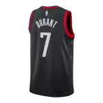 Men's Houston Rockets Durant #7 Black Swingman Jersey - Statement Edition - thejerseys