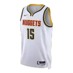Men's Denver Nuggets Jokić #15 White Swingman Jersey - Association Edition - thejerseys