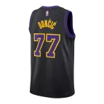 Men's Los Angeles Lakers Dončić #77 Black Swingman Jersey 2025/26 - City Edition - thejerseys