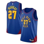 Men's Denver Nuggets Blue Swingman Jersey - Statement Edition - thejerseys