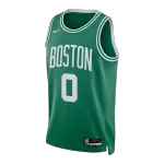 Men's Boston Celtics Tatum #0 Green Swingman Jersey - Icon Edition - thejerseys