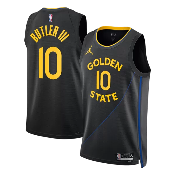 Men's Golden State Warriors Butler #10 Black Swingman Jersey - Statement Edition - thejerseys