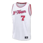 Men's Houston Rockets Durant #7 White Swingman Jersey 2025/26 - City Edition - thejerseys
