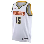 Men's Denver Nuggets Jokić #15 White Swingman Jersey - Association Edition - thejerseys