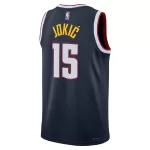 Men's Denver Nuggets Jokić #15 Navy Swingman Jersey - Icon Edition - thejerseys