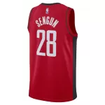 Men's Houston Rockets Şengün #28 Red Swingman Jersey - Icon Edition - thejerseys