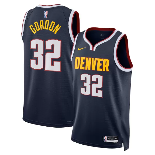 Men's Denver Nuggets Gordon #32 Navy Swingman Jersey - Icon Edition - thejerseys