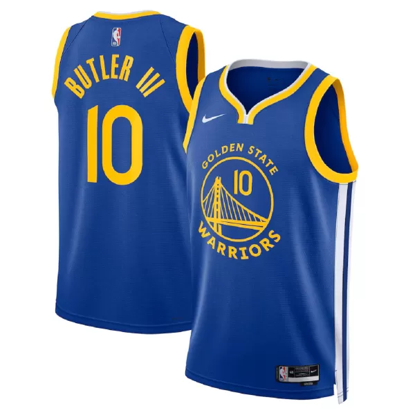 Men's Golden State Warriors Butler #10 Blue Swingman Jersey - Icon Edition - thejerseys