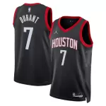Men's Houston Rockets Durant #7 Black Swingman Jersey - Statement Edition - thejerseys