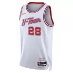 Men's Houston Rockets Şengün #28 White Swingman Jersey 2025/26 - City Edition - thejerseys