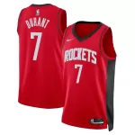Men's Houston Rockets Durant #7 Red Swingman Jersey - Icon Edition - thejerseys