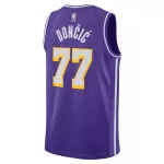Men's Los Angeles Lakers Dončić #77 Purple Swingman Jersey - Statement Edition - thejerseys