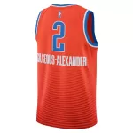 Men's Oklahoma City Thunder Gilgeous-Alexander #2 Red Swingman Jersey - Statement Edition - thejerseys