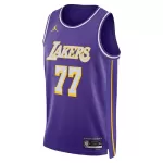 Men's Los Angeles Lakers Dončić #77 Purple Swingman Jersey - Statement Edition - thejerseys