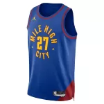 Men's Denver Nuggets Blue Swingman Jersey - Statement Edition - thejerseys
