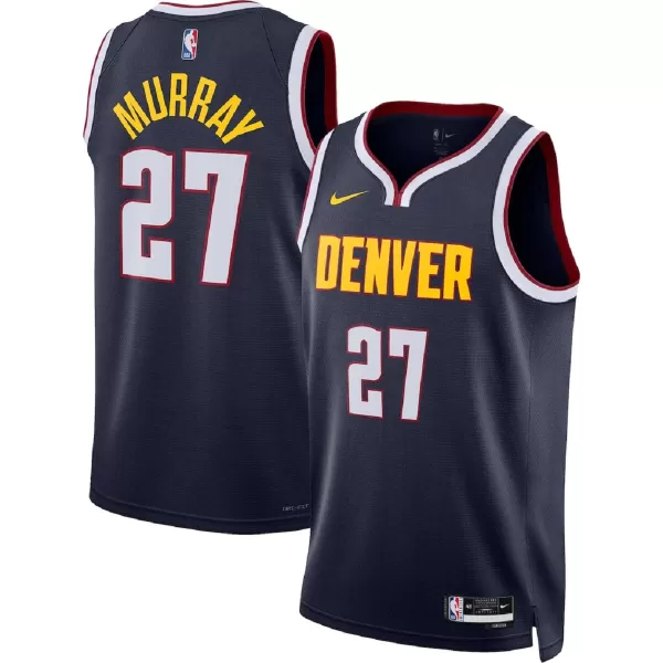 Men's Denver Nuggets Murray #27 Navy Swingman Jersey - Icon Edition - thejerseys