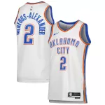 Men's Oklahoma City Thunder Gilgeous-Alexander #2 White Swingman Jersey - Association Edition - thejerseys