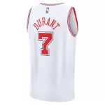 Men's Houston Rockets Durant #7 White Swingman Jersey 2025/26 - City Edition - thejerseys