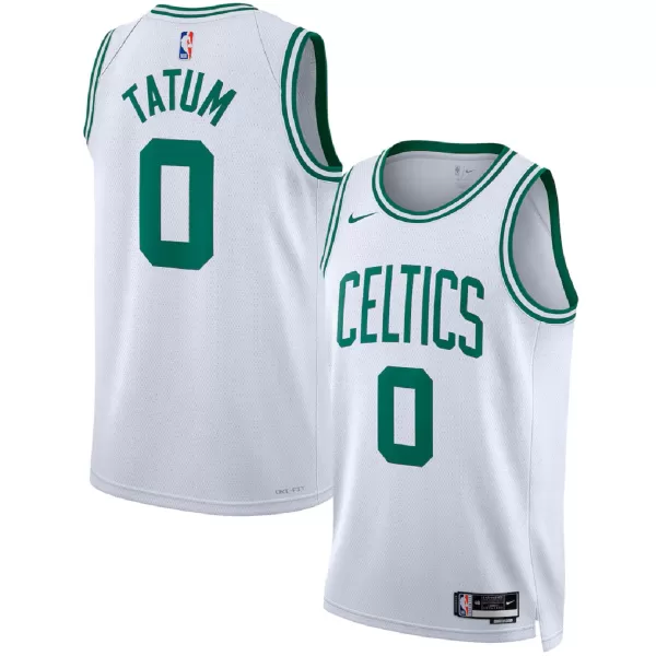 Men's Boston Celtics Tatum #0 White Swingman Jersey - Association Edition - thejerseys
