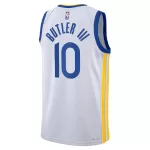 Men's Golden State Warriors Butler #10 White Swingman Jersey - Association Edition - thejerseys