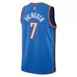 Men's Oklahoma City Thunder Holmgren #7 Blue Swingman Jersey - Icon Edition - thejerseys