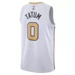 Men's Boston Celtics Tatum #0 White Swingman Jersey 2025/26 - City Edition - thejerseys