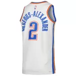 Men's Oklahoma City Thunder Gilgeous-Alexander #2 White Swingman Jersey - Association Edition - thejerseys