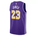 Men's Los Angeles Lakers James #23 Purple Swingman Jersey - Statement Edition - thejerseys