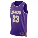 Men's Los Angeles Lakers James #23 Purple Swingman Jersey - Statement Edition - thejerseys