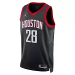 Men's Houston Rockets Şengün #28 Black Swingman Jersey - Statement Edition - thejerseys