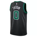 Men's Boston Celtics Tatum #0 Black Swingman Jersey - Statement Edition - thejerseys