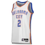 Men's Oklahoma City Thunder Gilgeous-Alexander #2 White Swingman Jersey - Association Edition - thejerseys