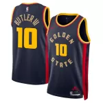 Men's Golden State Warriors Butler #10 Navy Swingman Jersey - City Edition - thejerseys
