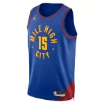 Men's Denver Nuggets Jokić #15 Blue Swingman Jersey - Statement Edition - thejerseys