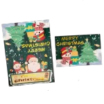 Custom Christmas Card – Snowman with Gifts – Personalized Message - thejerseys