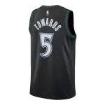 Men's Minnesota Timberwolves EDWAROS #5 Black Swingman Jersey 2026 - Classic Edition - thejerseys