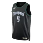 Men's Minnesota Timberwolves EDWAROS #5 Black Swingman Jersey 2026 - Classic Edition - thejerseys
